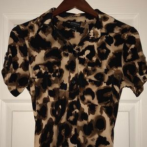 Size 4 Leopard like print.